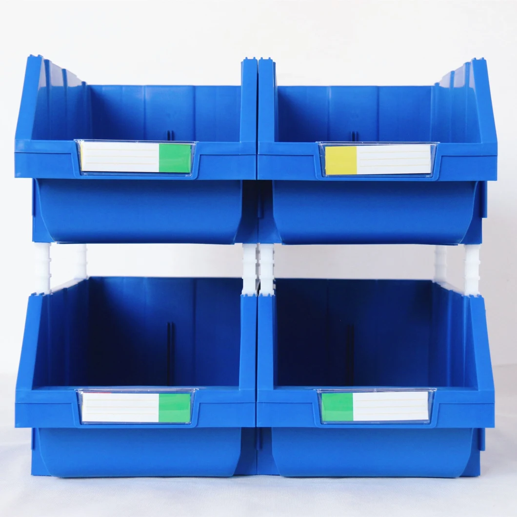 Heavy Duty Large Size Warehouse and Garage Spare Parts Industrial Stackable Plastic Storage Pick Bins for Tools