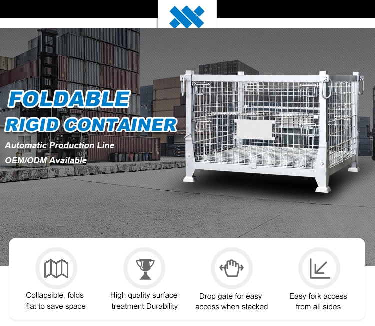Warehouse Cargo Storage Cage Wire Mesh Bins Wholesale Price