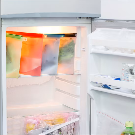 Summer Gift Reusable Silicone Food Preservation Bag Freeze Bag