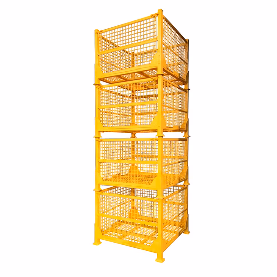 Warehouse Cargo Storage Cage Wire Mesh Bins Wholesale Price